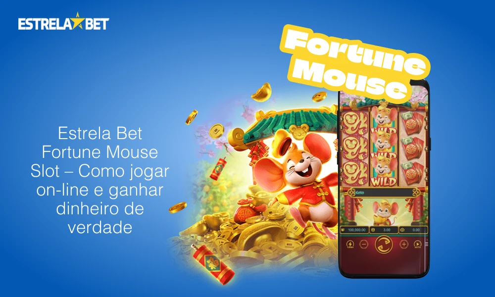 A Estrela Bet permite que os utilizadores do Brasil comecem a jogar Fortune Mouse, um popular jogo de slot com temática asiática
